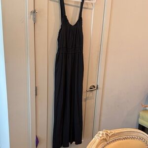 Anthropologie black Sleeveless jumpsuit